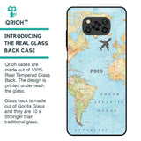Fly Around The World Glass Case for Poco X3