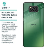 Green Grunge Texture Glass Case for Poco X3