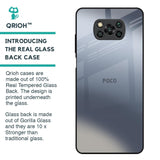 Space Grey Gradient Glass Case for Poco X3