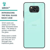Teal Glass Case for Poco X3