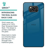 Cobalt Blue Glass Case for Poco X3