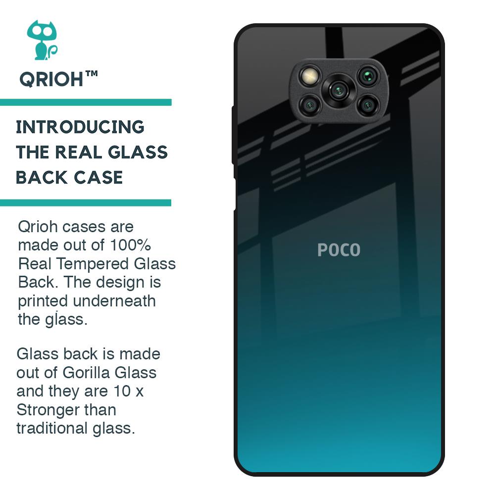 Ultramarine Glass Case for Poco X3