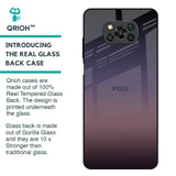 Grey Ombre Glass Case for Poco X3