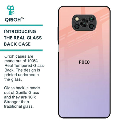 Dawn Gradient Glass Case for Poco X3