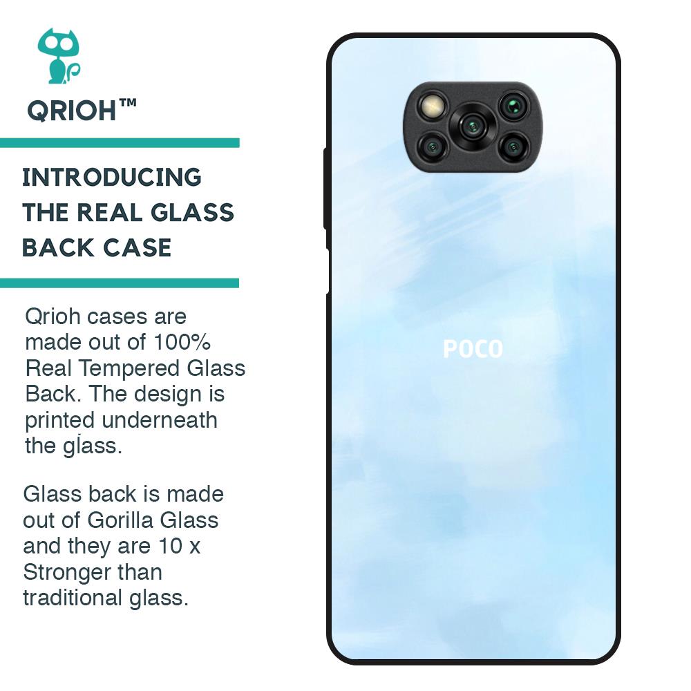 Bright Sky Glass Case for Poco X3