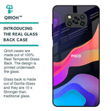 Colorful Fluid Glass Case for Poco X3