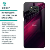 Razor Black Glass Case for Poco X3