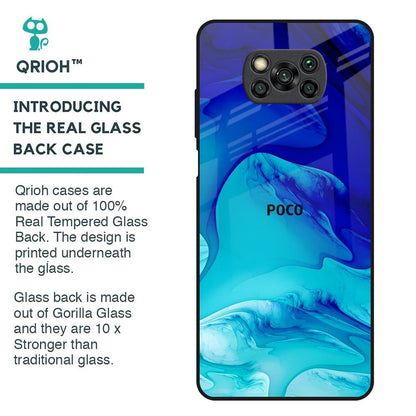 Raging Tides Glass Case for Poco X3
