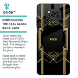 Sacred Logo Glass Case for Poco X3