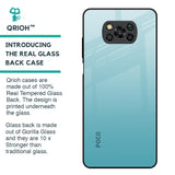 Arctic Blue Glass Case For Poco X3