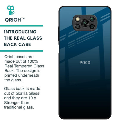 Sailor Blue Glass Case For Poco X3