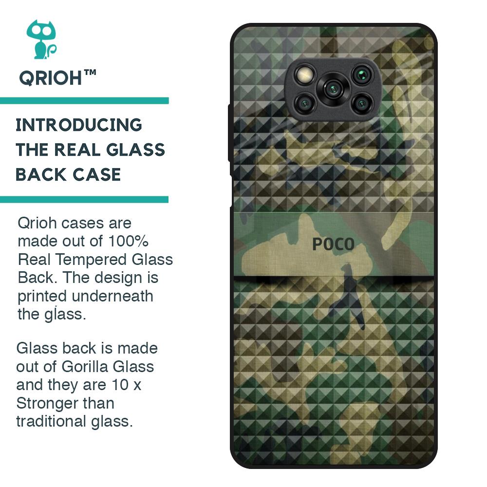Supreme Power Glass Case For Poco X3