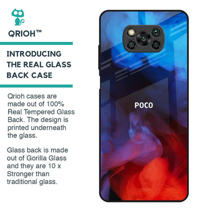 Dim Smoke Glass Case for Poco X3