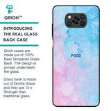 Mixed Watercolor Glass Case for Poco X3