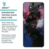 Smudge Brush Glass case for Poco X3