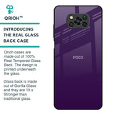 Dark Purple Glass Case for Poco X3