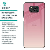 Blooming Pink Glass Case for Poco X3