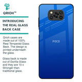 Egyptian Blue Glass Case for Poco X3