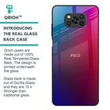 Magical Color Shade Glass Case for Poco X3