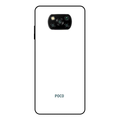 Arctic White Poco X3 Glass Cases & Covers Online