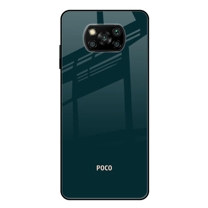 Hunter Green Poco X3 Glass Cases & Covers Online