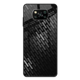Dark Abstract Pattern Poco X3 Glass Cases & Covers Online