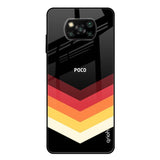 Abstract Arrow Pattern Poco X3 Glass Cases & Covers Online