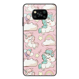 Balloon Unicorn Poco X3 Glass Cases & Covers Online