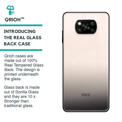 Dove Gradient Glass Case for Poco X3