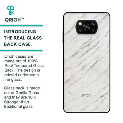 Polar Frost Glass Case for Poco X3