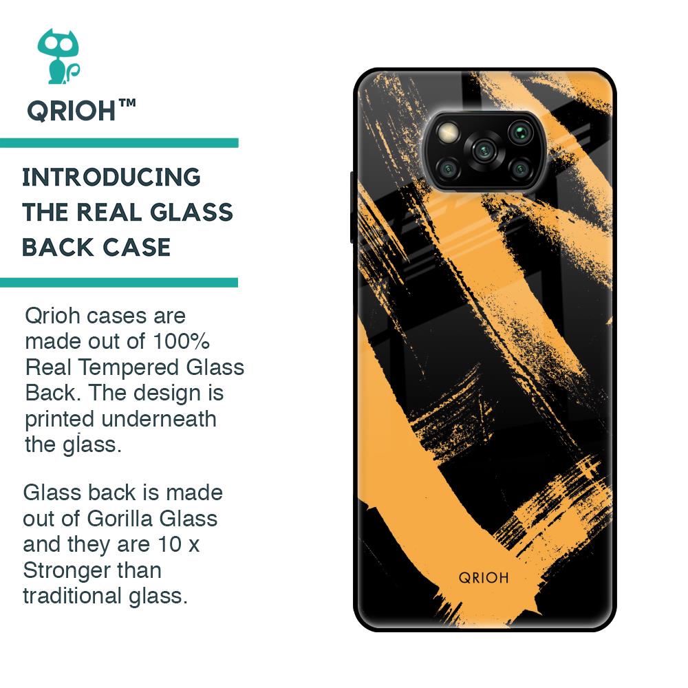 Gatsby Stoke Glass Case for Poco X3
