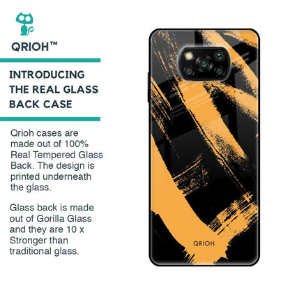 Gatsby Stoke Glass Case for Poco X3