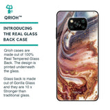 Exceptional Texture Glass Case for Poco X3