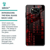 Let's Decode Glass Case For Poco X3