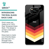 Abstract Arrow Pattern Glass Case For Poco X3