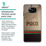 High End Fashion Glass case for Poco X3