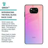 Dusky Iris Glass case for Poco X3