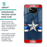 Brave Hero Glass Case for Poco X3