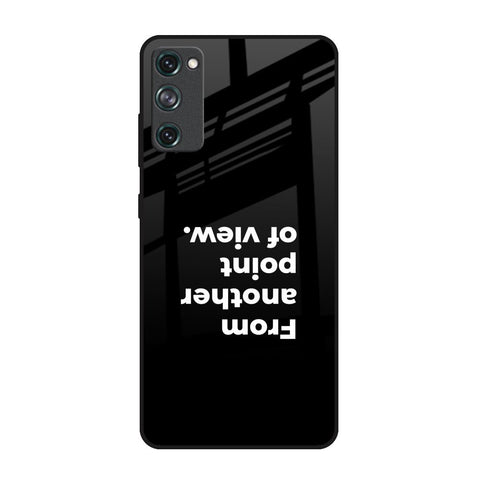 Motivation Samsung Galaxy S20 FE Glass Back Cover Online