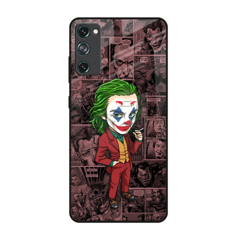 Joker Cartoon Samsung Galaxy S20 FE Glass Back Cover Online