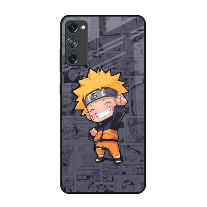 Orange Chubby Samsung Galaxy S20 FE Glass Back Cover Online