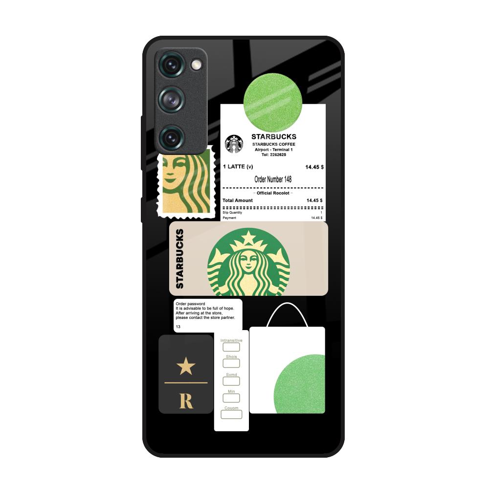 Coffee Latte Samsung Galaxy S20 FE Glass Back Cover Online