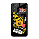Danger Signs Samsung Galaxy S20 FE Glass Back Cover Online