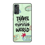 Travel Stamps Samsung Galaxy S20 FE Glass Back Cover Online