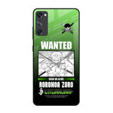Zoro Wanted Samsung Galaxy S20 FE Glass Back Cover Online