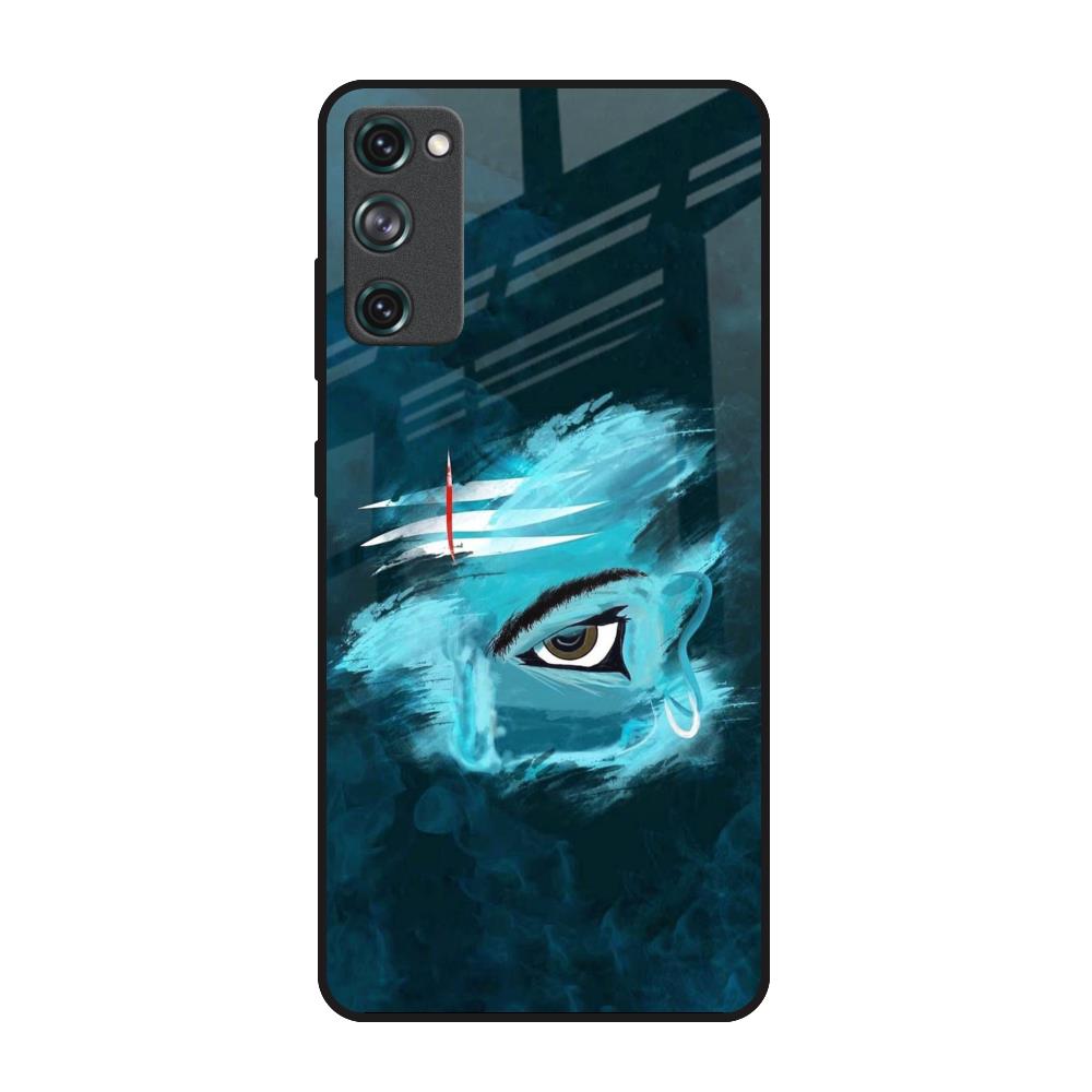 Power Of Trinetra Samsung Galaxy S20 FE Glass Back Cover Online