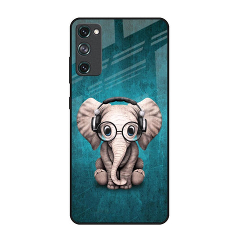 Adorable Baby Elephant Samsung Galaxy S20 FE Glass Back Cover Online