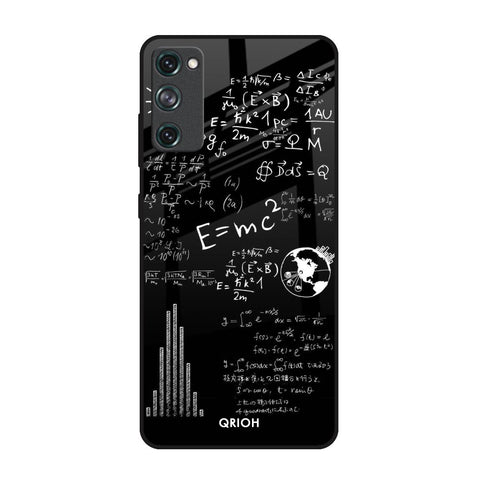 Funny Math Samsung Galaxy S20 FE Glass Back Cover Online