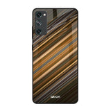 Diagonal Slash Pattern Samsung Galaxy S20 FE Glass Back Cover Online