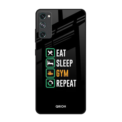 Daily Routine Samsung Galaxy S20 FE Glass Back Cover Online